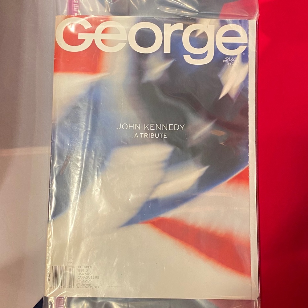 GEORGE MAGAZINE-JFK JR. Oct. 1999 Tribute Issue - Picture 5 of 7